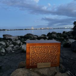 West Coast Pet Memorial Services - Sacramento - Hand Carved Urn