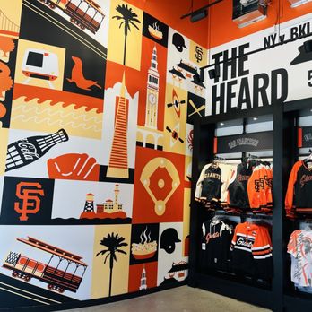 Giants Dugout Store - Cool mural - Sports Wear Near Me - San Francisco, California Giants Dugout Store - Cool mural - Sports Wear Near Me - San Francisco, California