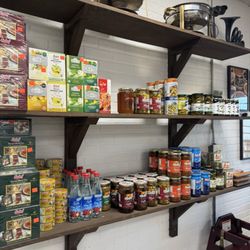 Corner grill - Small selection of Mediterranean groceries.