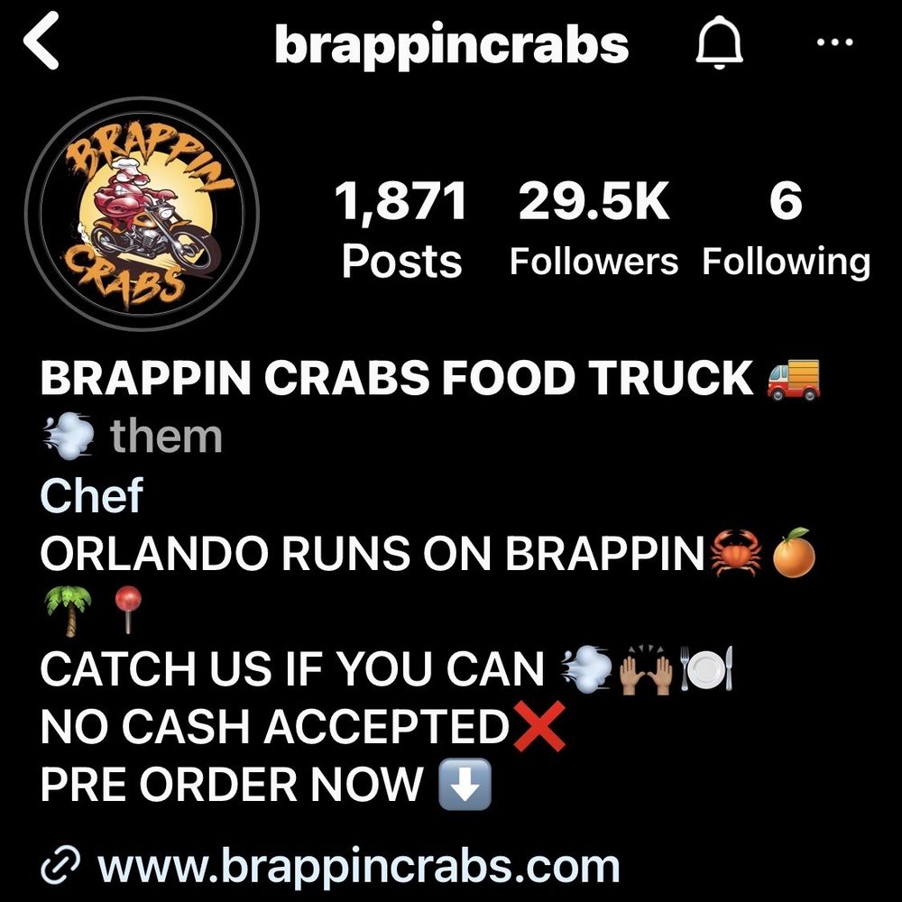 Brappin Crabs - Find out where they are located weekly on IG - Food Trucks Near Me Brappin Crabs - Find out where they are located weekly on IG - Food Trucks Near Me