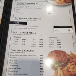 The Fish and Chips - Menu