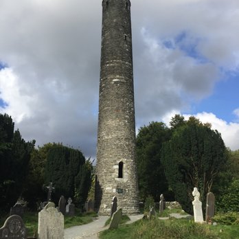 Glendalough Monastic Site - Round Tower - Landmarks & Historical Buildings Near Me - Derrybawn, CW