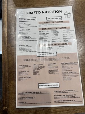 Menu photo 7 Craft’d Nutrition Lakewood, CA Menu photo 7 Craft’d Nutrition Lakewood, CA