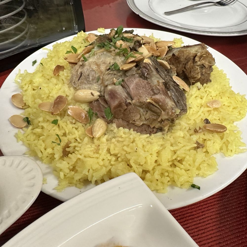 Albaraka Restaurant - Mansaf (Friday Only) - sauce served on the side - Mediterranean Near Me - Anaheim, California Albaraka Restaurant - Mansaf (Friday Only) - sauce served on the side - Mediterranean Near Me - Anaheim, California