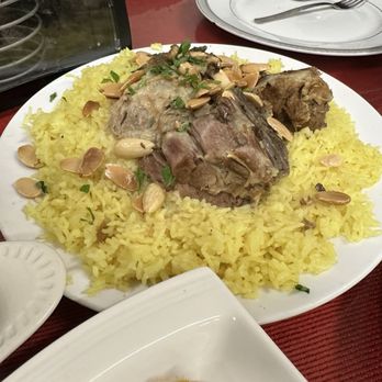 Albaraka Restaurant - Mansaf (Friday Only) - sauce served on the side - Mediterranean Near Me - Anaheim, California