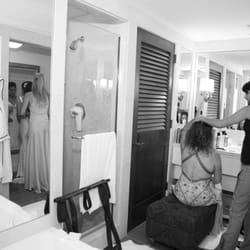 On the Boulevard Salon & Spa - Vero doing hair for a wedding on location