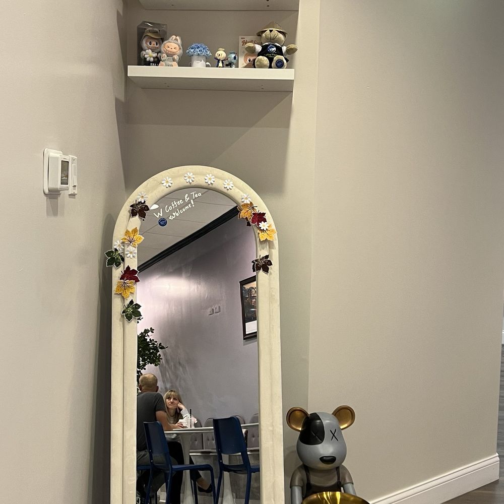 W Coffee & Tea - Cute mirror for selfies - Patisserie/Cake Shop Near Me - Niles, Illinois W Coffee & Tea - Cute mirror for selfies - Patisserie/Cake Shop Near Me - Niles, Illinois