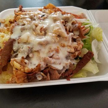 Döner Shack - Mixed meat rice plate with extra meat! Only $10... - Middle Eastern Near Me - Honolulu, Hawaii Döner Shack - Mixed meat rice plate with extra meat! Only $10... - Middle Eastern Near Me - Honolulu, Hawaii