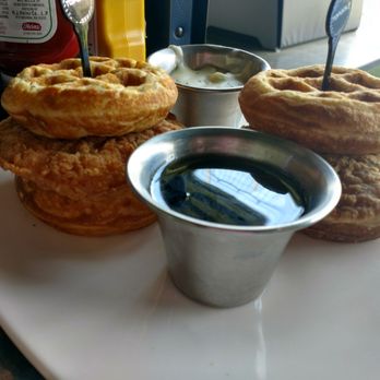 Topgolf - Chick and waffles. Husband said chick was hockey puck tough - Golf Near Me - Huntsville, Alabama Topgolf - Chick and waffles. Husband said chick was hockey puck tough - Golf Near Me - Huntsville, Alabama