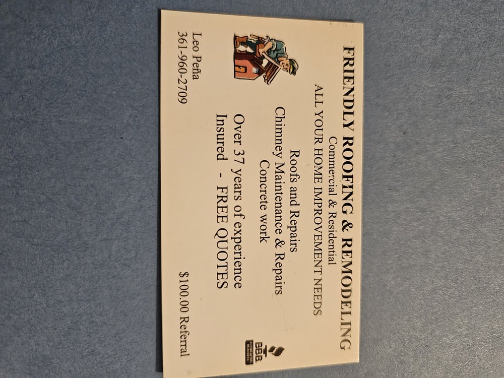 Slide of Friendly Roofing and Remodeling