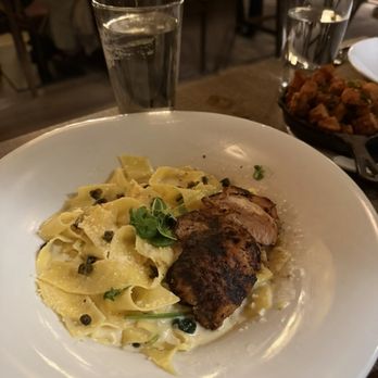 CUT - Chicken and pasta - New American Near Me - Fish Creek, Wisconsin