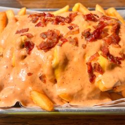 Dyckman Dogs - Chopped cheese fries