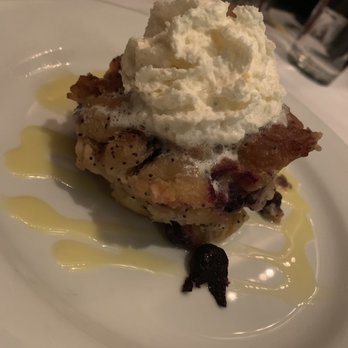 Lindey's - Blueberry and lemon poppyseed bread pudding - New American Near Me - Columbus, Ohio Lindey's - Blueberry and lemon poppyseed bread pudding - New American Near Me - Columbus, Ohio