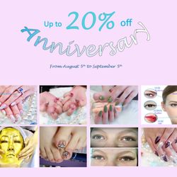 Blue Moon Nails & Beauty - Celebrate our anniversary Up to 20% off all regular price! We offer: Gel Nails, Spa Mani & Pedi, Waxing, Eyelashes Extensions, skin care