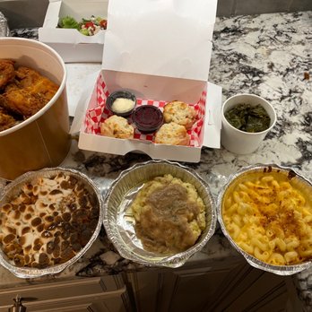 The Eagle OTR - Family meal, enough chicken to feed 4-6 but what about the sides? Ridiculous for 90 dollars - American Near Me - Cincinnati, Ohio The Eagle OTR - Family meal, enough chicken to feed 4-6 but what about the sides? Ridiculous for 90 dollars - American Near Me - Cincinnati, Ohio