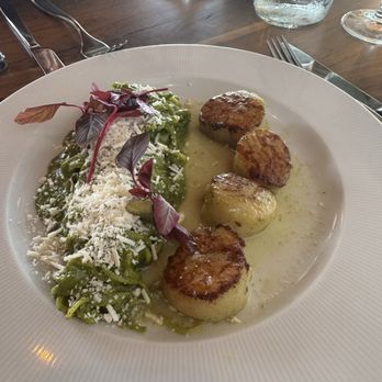 The Strand House - Seared Scallops & Artichoke Pesto Pasta - Venues & Event Spaces Near Me - Manhattan Beach, California