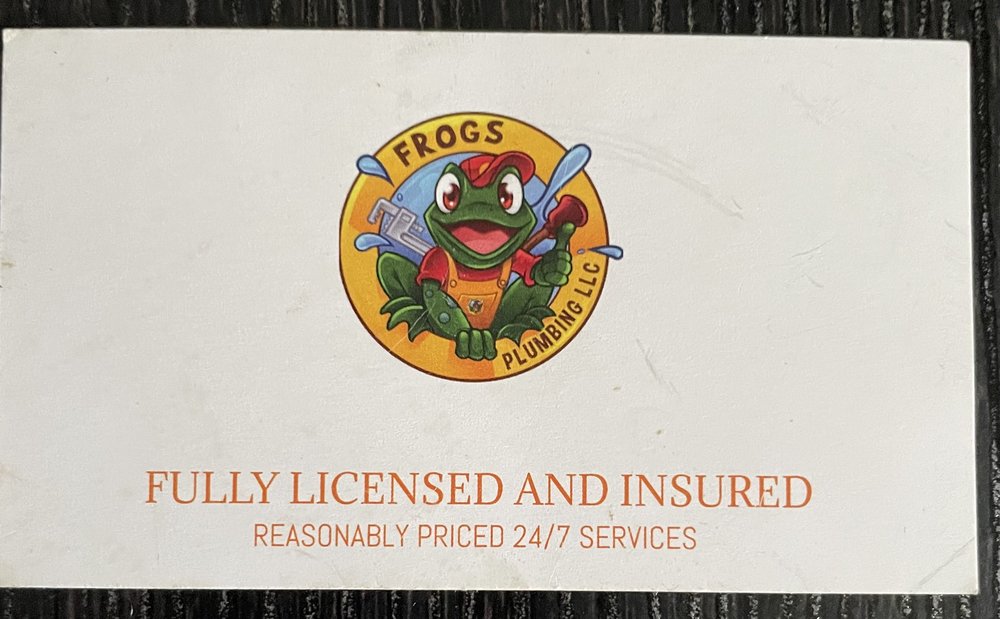 Slide of Frog’s Plumbing and Janitorial