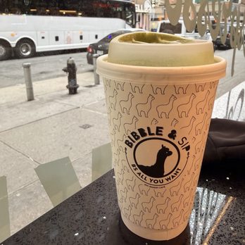 Bibble & Sip - Matcha Jasmine Latte - Coffee & Tea Near Me - New York, New York