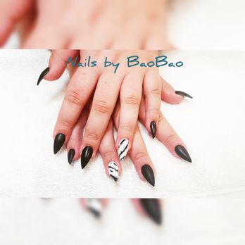 Sky Nail Spa - #Stiletto and #marble design  #Acrylic #dipping #powder  Sky nail spa Nail salon near me - Nail Salons Near Me - Midlothian, Virginia
