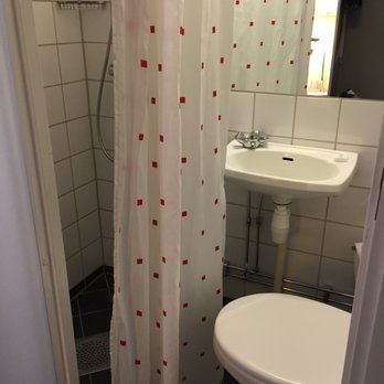 Thon Hotel Astoria - Tiniest bathroom I ever did see.  Everything will get wet after you shower. - Hotels Near Me - Oslo, 03