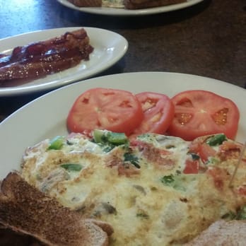 Weston Diner - Eggs a little dry otherwise garden omelet was good. Bacon was greesy but nothing that a napkin didn't fix. - Diners Near Me - Davie, Florida Weston Diner - Eggs a little dry otherwise garden omelet was good. Bacon was greesy but nothing that a napkin didn't fix. - Diners Near Me - Davie, Florida