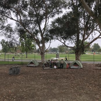 Camp Sycamore - Camping area separated by fence - Parks Near Me - Fountain Valley, California Camp Sycamore - Camping area separated by fence - Parks Near Me - Fountain Valley, California