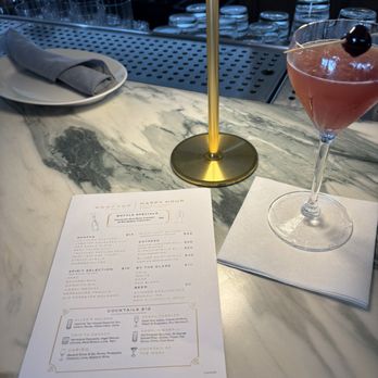 Klaw Miami - Menu and drink Peach cobbler. - Steakhouses Near Me - Miami, Florida