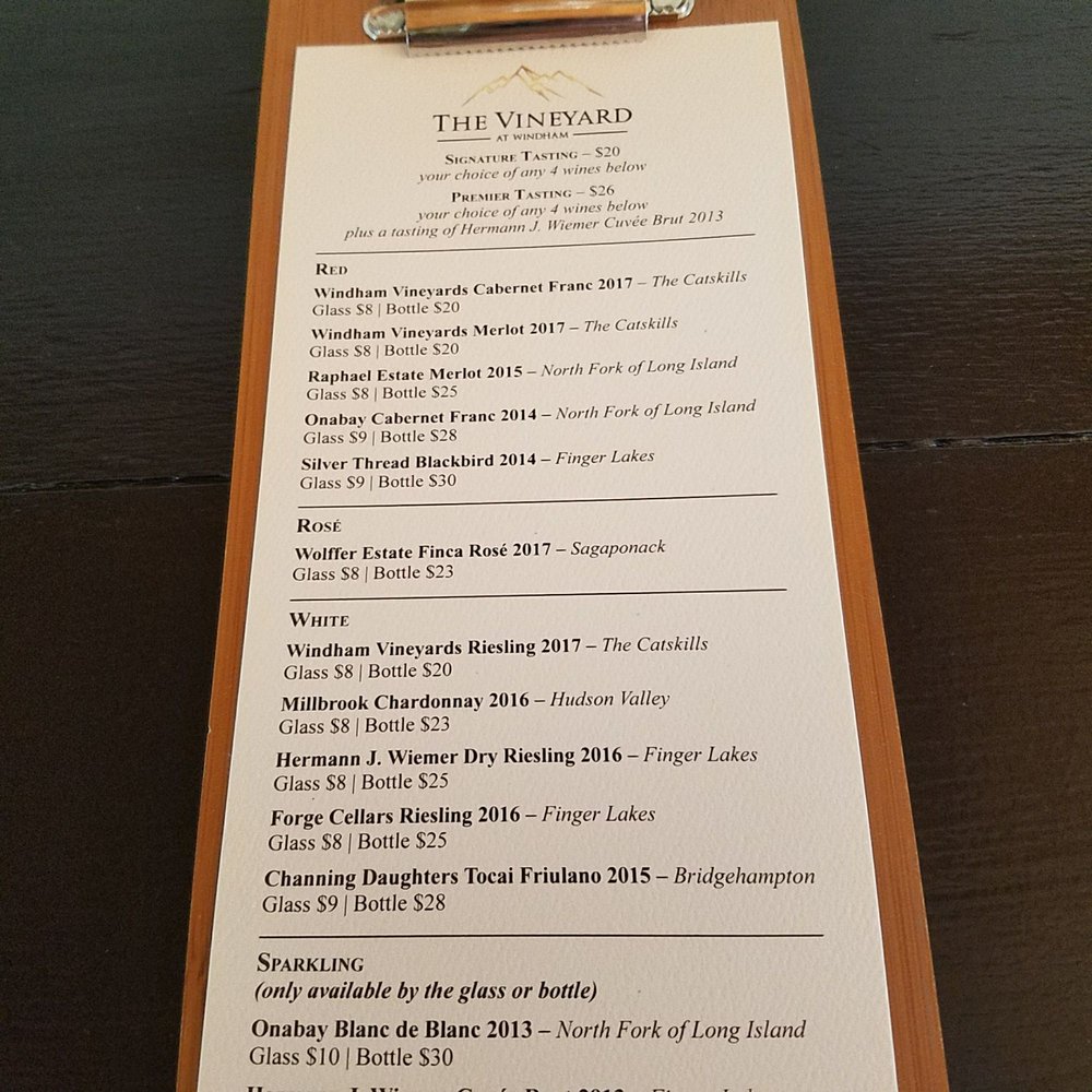 Tasting 20$ for 4 wines. Tasting 20$ for 4 wines.