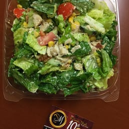Cobb Salad is pretty tasty! All fresh ingredients. Cobb Salad is pretty tasty! All fresh ingredients.