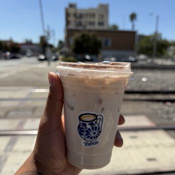 Mi Cafecito Coffee - Iced Chai tea latte with oatmilk - Coffee & Tea Near Me - Pomona, California Mi Cafecito Coffee - Iced Chai tea latte with oatmilk - Coffee & Tea Near Me - Pomona, California