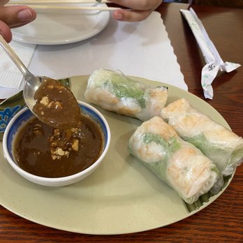 Saigon City - Prawn rolls and peanut sauce - Vietnamese Near Me - San Mateo, California Saigon City - Prawn rolls and peanut sauce - Vietnamese Near Me - San Mateo, California