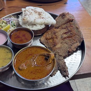 Surmai - Pomfret thali - Indian Near Me - Sunnyvale, California Surmai - Pomfret thali - Indian Near Me - Sunnyvale, California