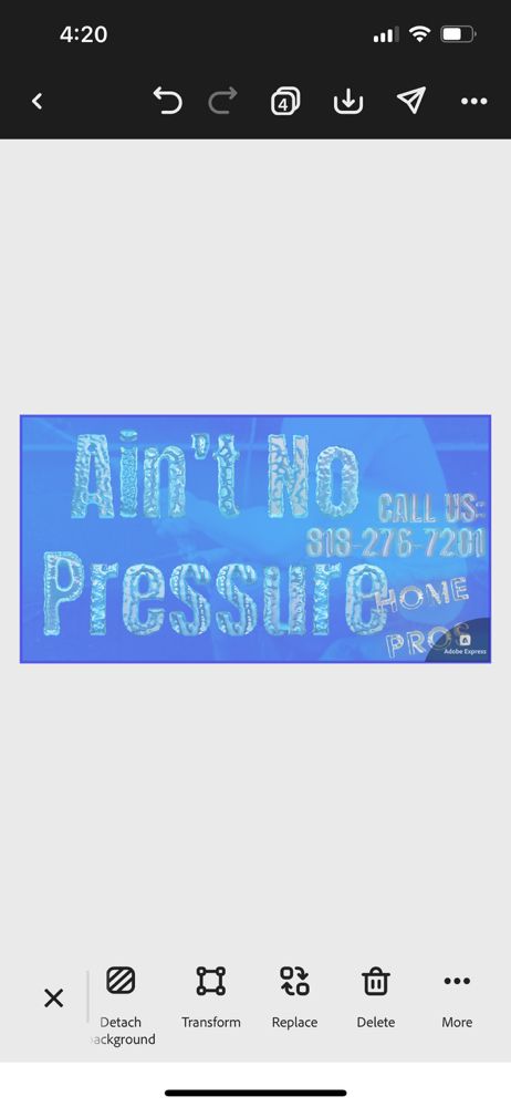 Slide of Ain't No Pressure