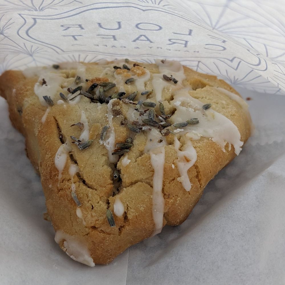 Flour Craft Bakery - Seasonal Scone (Lemon Lavender) - Bakeries Near Me - Mill Valley, California