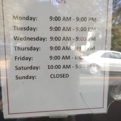 Olean Public Library - Posted hours