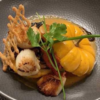 La Table Kobus - Pumpkin with scallops - French Near Me - Epernay, 51