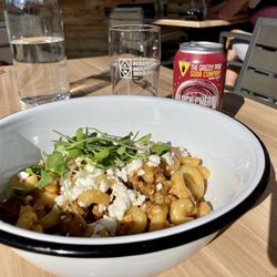 Folding Mountain Brewing - Mac & cheese with the extra add on - it is a very large serving