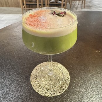 Blue Pagoda - Sake, Matcha, Strawberry cocktail - Sushi Bars Near Me - San Jose, California Blue Pagoda - Sake, Matcha, Strawberry cocktail - Sushi Bars Near Me - San Jose, California