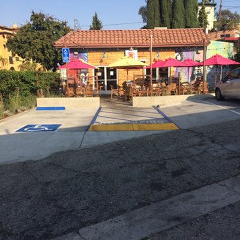 Spitz - Eagle Rock - This is an older picture I found on my phone before the bushes grew in but shows the space better. - Sandwiches Near Me - Los Angeles, California Spitz - Eagle Rock - This is an older picture I found on my phone before the bushes grew in but shows the space better. - Sandwiches Near Me - Los Angeles, California