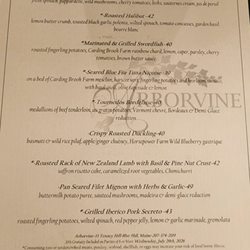Arborvine - Great menu. Pity on their wine list, as they did not have most of the wines from the wine list which I ordered !