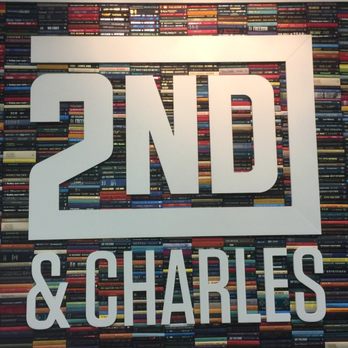 2nd & Charles - This wall is awesome! It's made out of books if you couldn't tell by the picture. - Used Bookstore Near Me - Conroe, Texas
