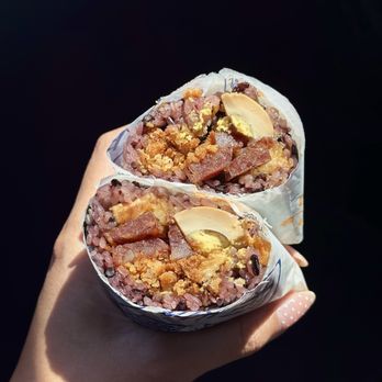 Tao Rice Roll - Eel roll with purple rice plus Chinese sausage - Taiwanese Near Me - Plano, Texas Tao Rice Roll - Eel roll with purple rice plus Chinese sausage - Taiwanese Near Me - Plano, Texas