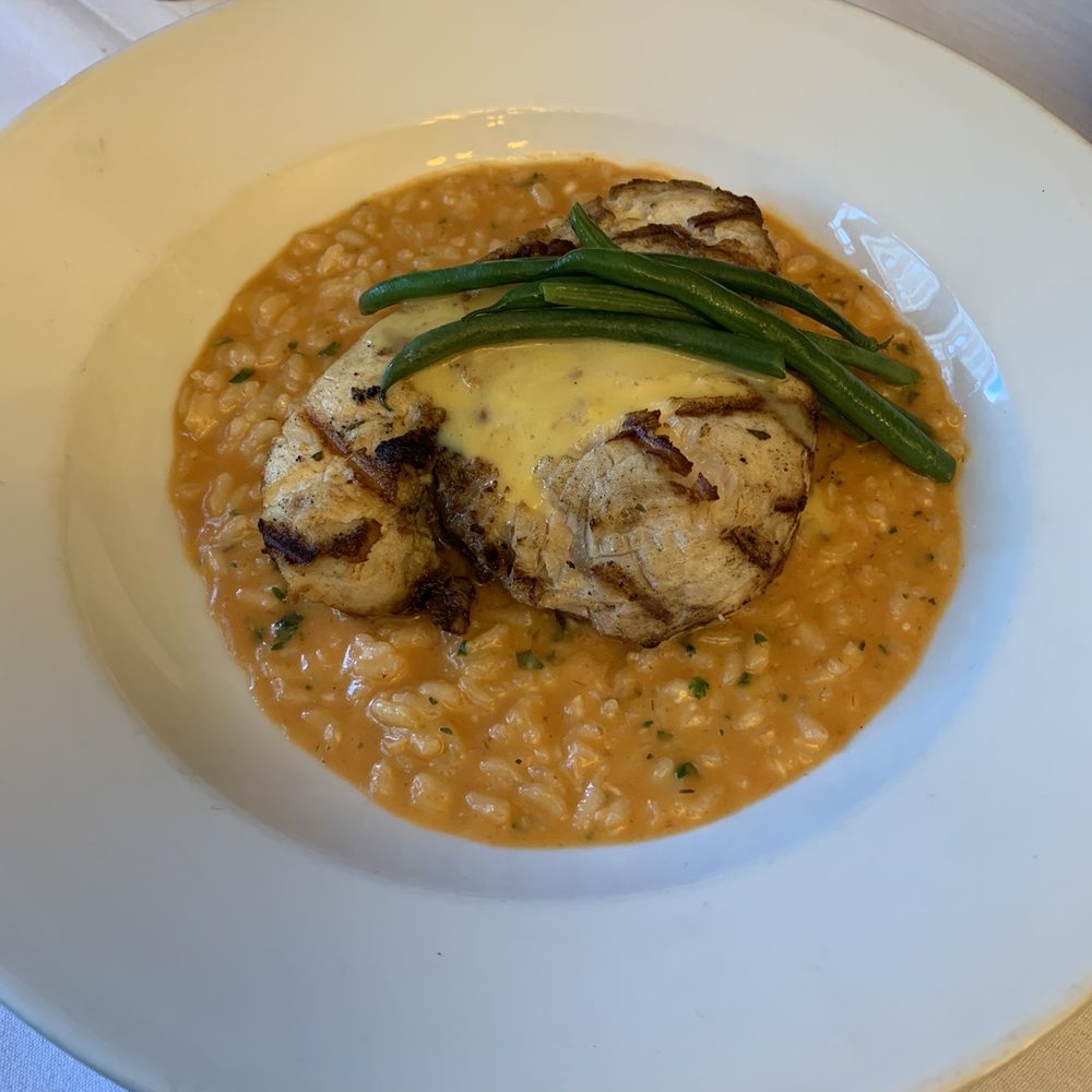 Jack's Oyster House - Swordfish steak with lobster brandy over lobster risotto - Seafood Near Me - Albany, New York