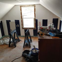 McPhillips Custom Services - Before board and batten install