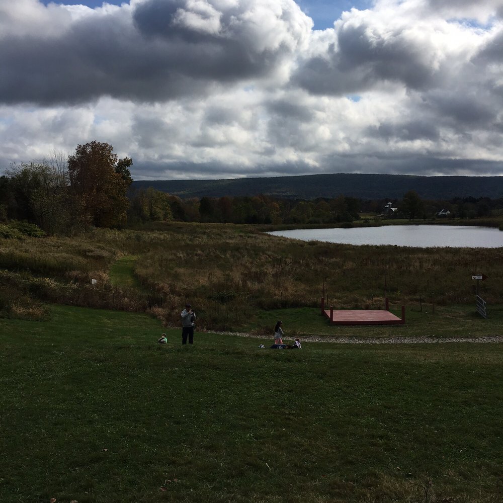 Apple Dave’s Orchards - View of grassy areas and walking trail - Fruits & Veggies Near Me - Warwick, New York