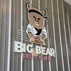 Big Bear Sushi & Thai - Cute interior logo