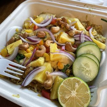 Ka-Lae Garden - Pineapple fried rice - Thai Near Me - Ocean View, Hawaii Ka-Lae Garden - Pineapple fried rice - Thai Near Me - Ocean View, Hawaii