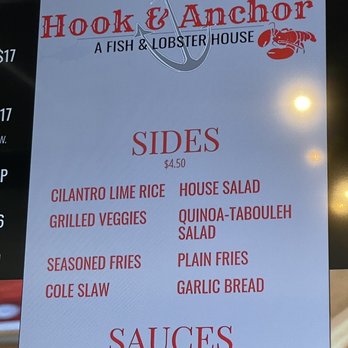 Hook & Anchor - Nice sides. - Seafood Near Me - Costa Mesa, California Hook & Anchor - Nice sides. - Seafood Near Me - Costa Mesa, California