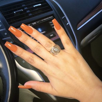V Nails - Spooky SZN nails - Nail Salons Near Me - Houston, Texas
