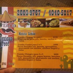 Sr. Taco - Combos bien chéveres.